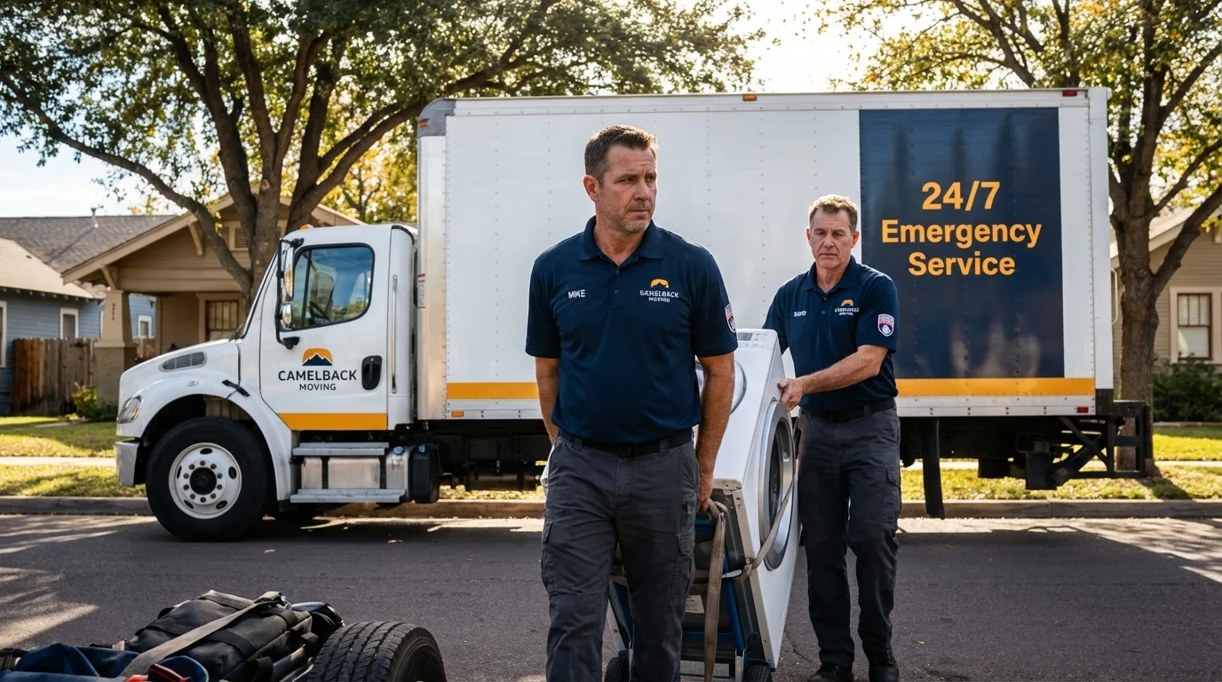 CamelBack Moving crew loading furniture in Bayou La Batre, AL